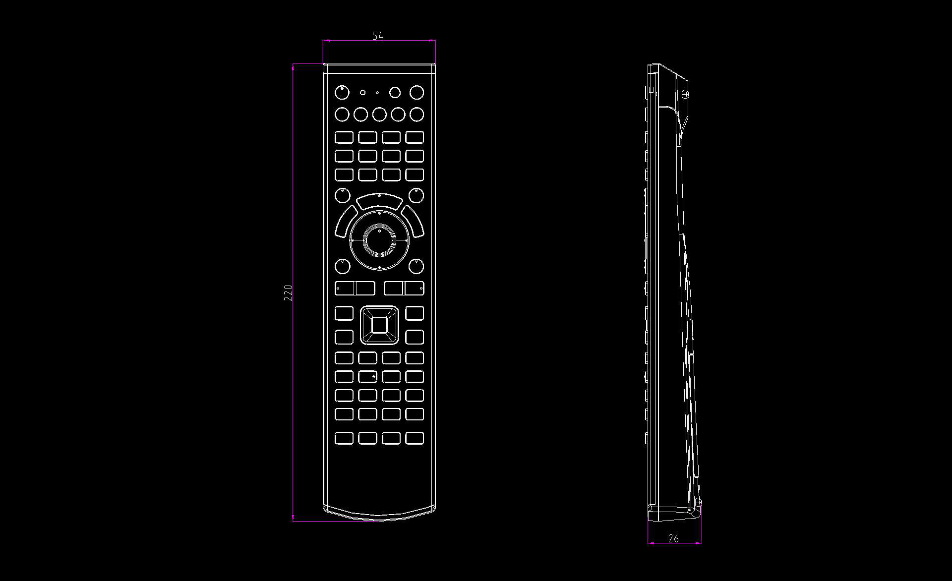 AK88 无线蓝牙遥控器