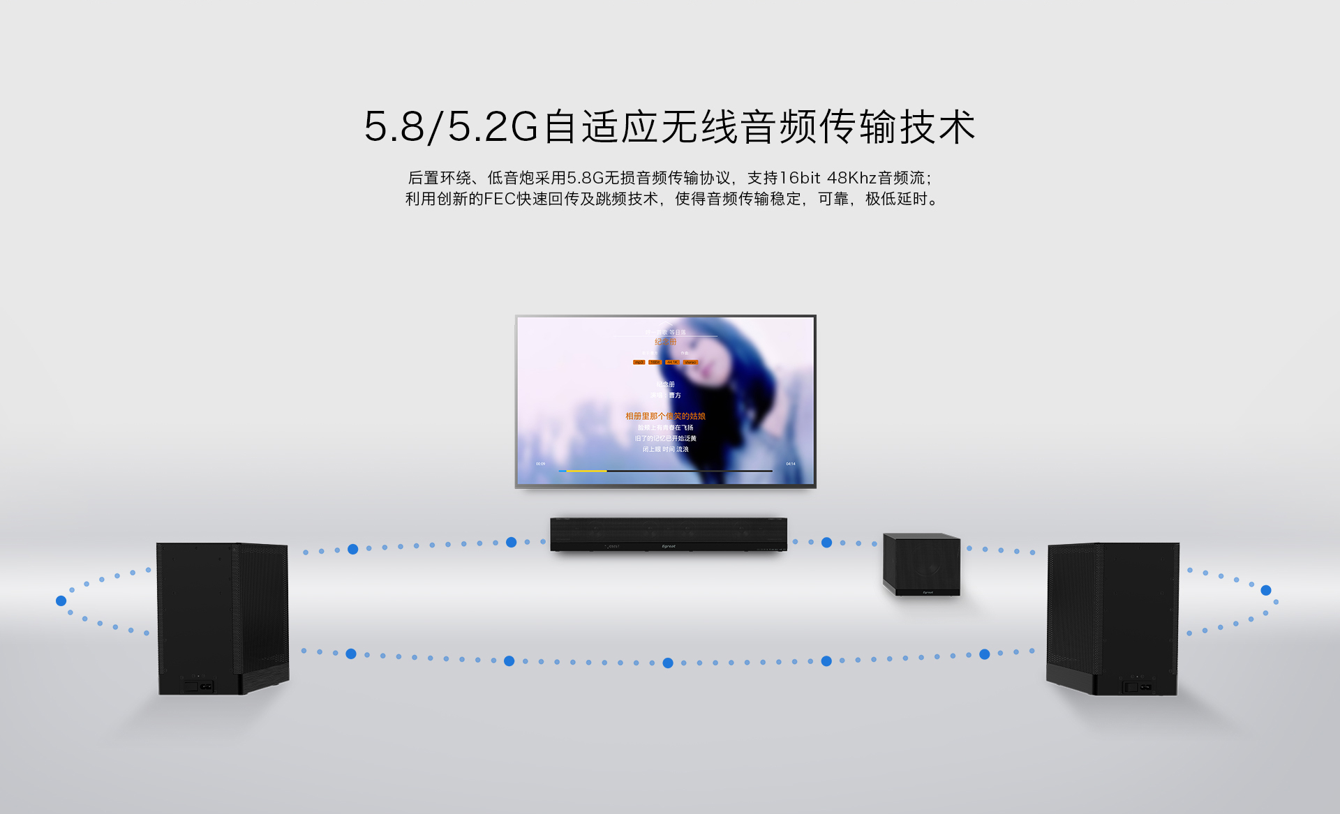 M15 高端AI全景声无线家庭影音系统 M15 高端AI全景声无线家庭影音系统